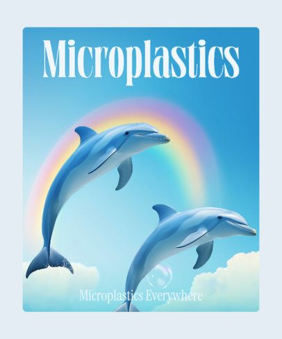 Funny T-Shirt Design Generator With a Symphony Dolphin Meme-Inspired Quote 7080e