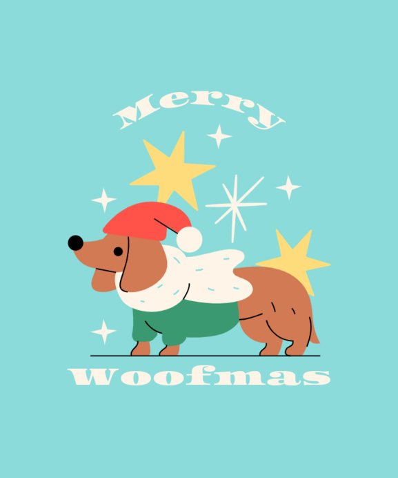 Pet-Themed T-Shirt Design Generator to With a Merry Woofmas
