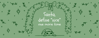 Quote Mug Design Template With a Santa Claus' List Theme 7077g