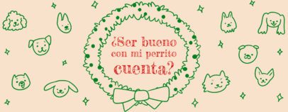 Mug Design Maker Featuring a Xmas Aesthetic and a Dog-Themed Quote