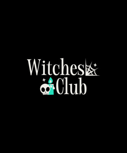 Spooky T-Shirt Design Maker for Halloween Inspired by a Witches Coven Show