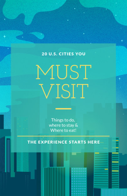 Modern Travel Online Flyer Maker