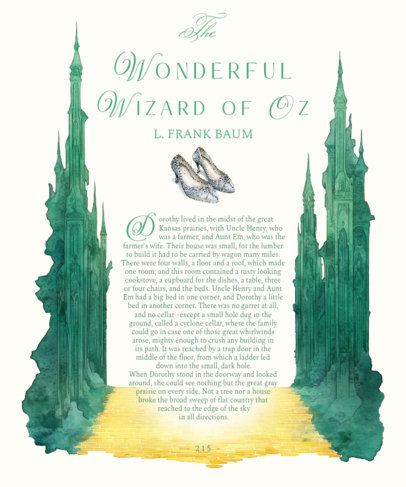 Back Illustrated T-Shirt Design Generator Featuring a Pair of Slippers Inspired by a Popular Fantasy Tale 7109e