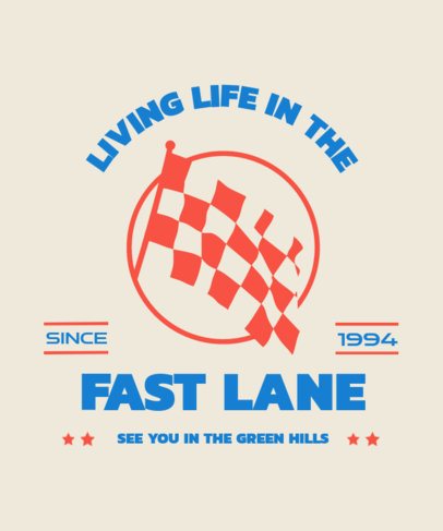 T-Shirt Design Template With a Hedgehog Game-Inspired Quote