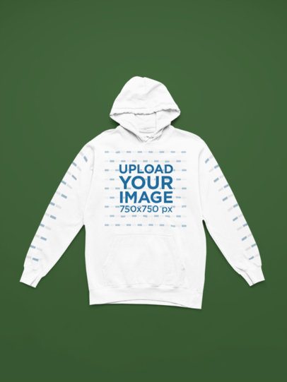 Comfort Colors Hoodie Mockup Featuring a Solid Color Background m52745