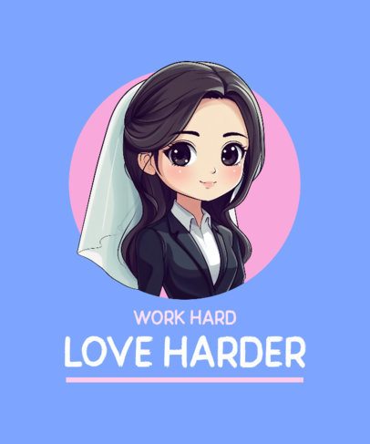 Romance-Themed T-Shirt Design Maker Inspired by a Korean Drama Show