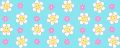 Libbey Glass Creator With Smiley Flower Graphics and a Colorful Aesthetic 7130j