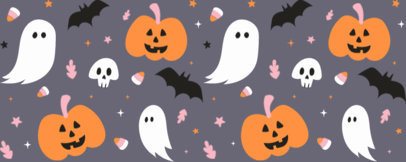 Halloween-Themed Glass Can Maker With Spooky Ghosts Graphics  7130l