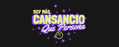 Libbey Glass Creator Featuring a Tiredness Quote with a Sad Face 7131g