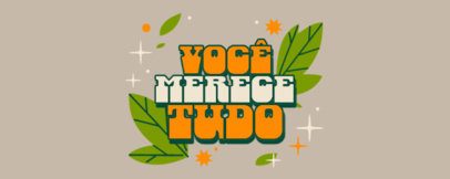 Libbey Glass Template Featuring a Positive Phrase with Illustrated Leaves 7133g