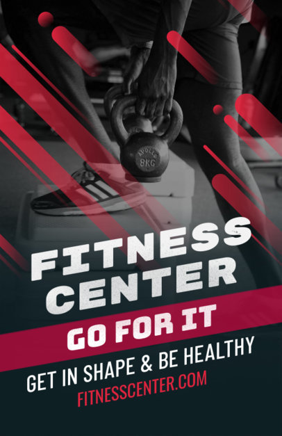 Flyer Template for a Fitness Center