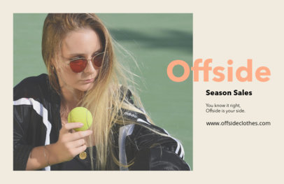 Horizontal Flyer Template for Online Sales