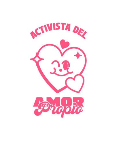 T-Shirt Design Template With an Auto-Acceptance Quote and a Valentine's Day Theme 7145k