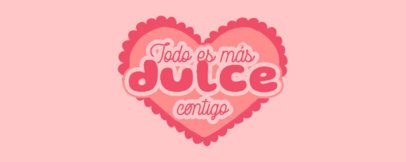 Valentine's Day Glass Can Maker Featuring an Illustrated Heart and a Quote 7148d