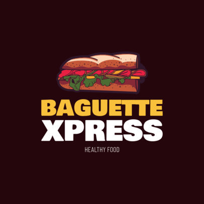 Online Logo Maker with Sandwich Clipart