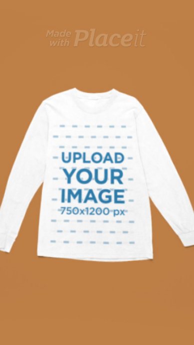 Comfort Colors Video Featuring a Long-Sleeve Tee in a Colorful Surface