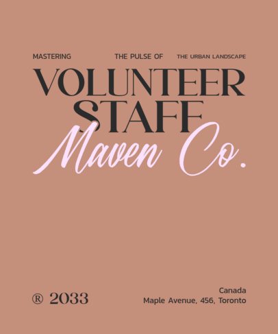 Trendy T-Shirt Design Generator Featuring a Layout Inspired by Mocha's Color of the Year 7162d