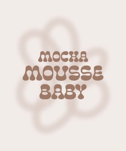 Typography T-Shirt Design Maker Featuring a Color-Of-The-Year-Inspired Theme 7167s