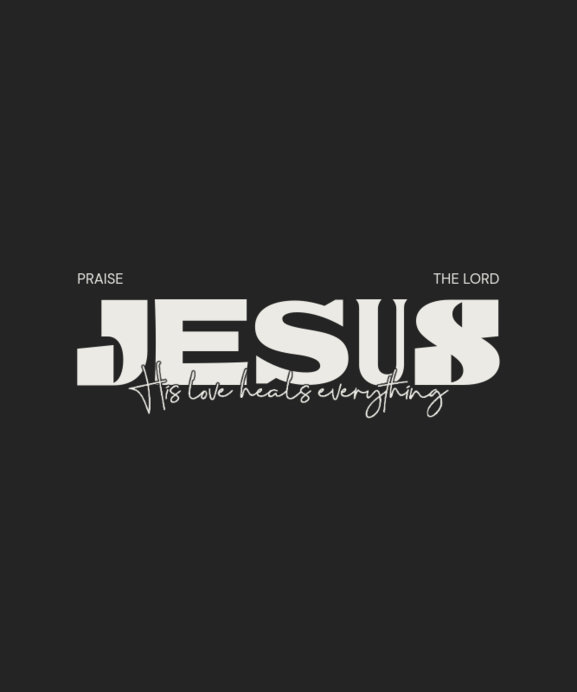 Placeit - T-Shirt Design Creator Featuring a Faith-Themed Quote for ...