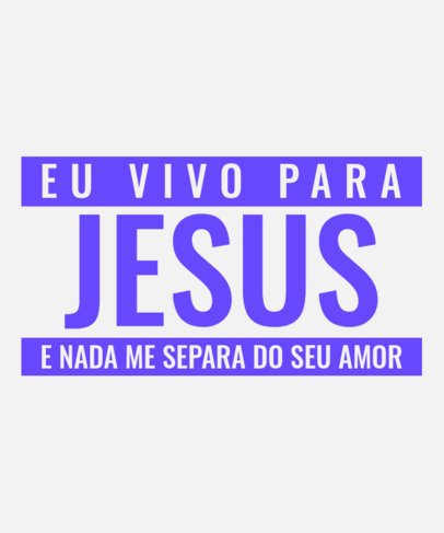 T-Shirt Design Generator Featuring a Faith-Themed Quote for Christians 7171j