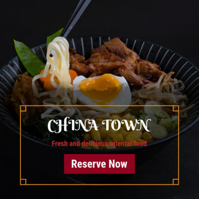 Online Banner Maker for Chinese Restaurants