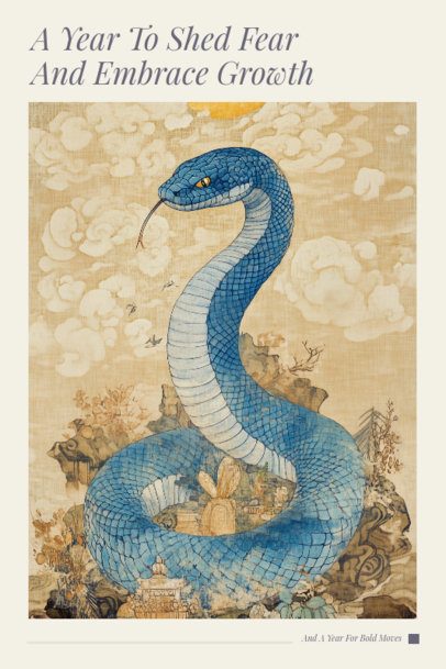 Art Print Creator Featuring a Chinese New Year Quote