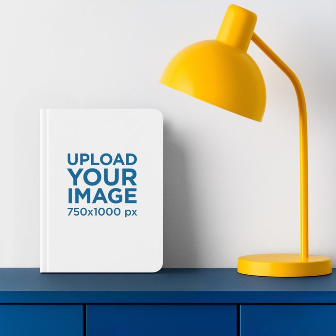 Placeit - Mockup of an AI-Generated Hardcover Journal Placed on a ...