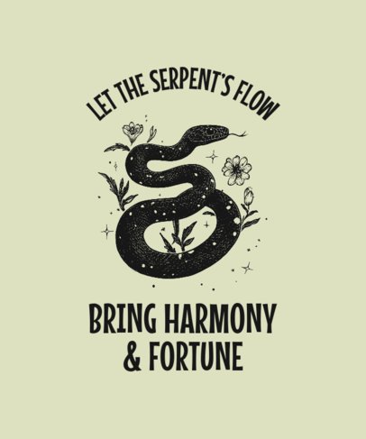 T-Shirt Design Maker to Wish Fortune and Harmony for Chinese New Year 7186h