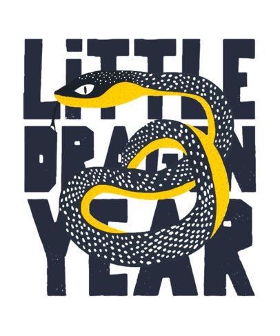 Dragon Year-Themed T-Shirt Design Maker for a Chinese New Year Holiday
