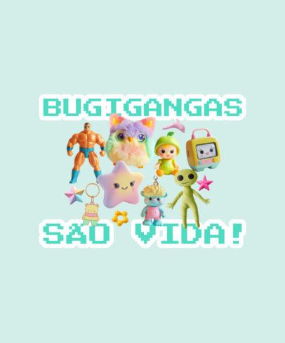 T-Shirt Design Creator Featuring a Knick-Knacks-Themed Quote and a Retro Aesthetic 7184b