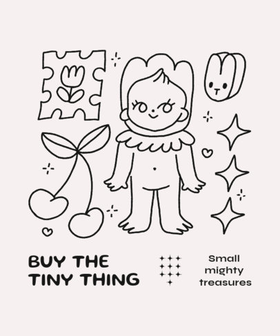 T-Shirt Design Generator for Trinket Collectors With Vintage Objects