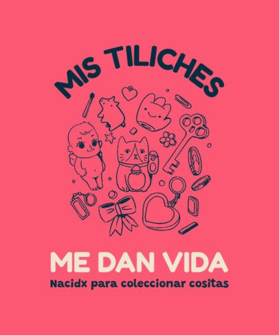 T-Shirt Design Generator With Retro Graphics for Trinket Enthusiasts