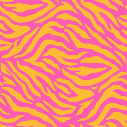 Print Pattern Design Creator Featuring a Colorful Aesthetic With Animal Stripes