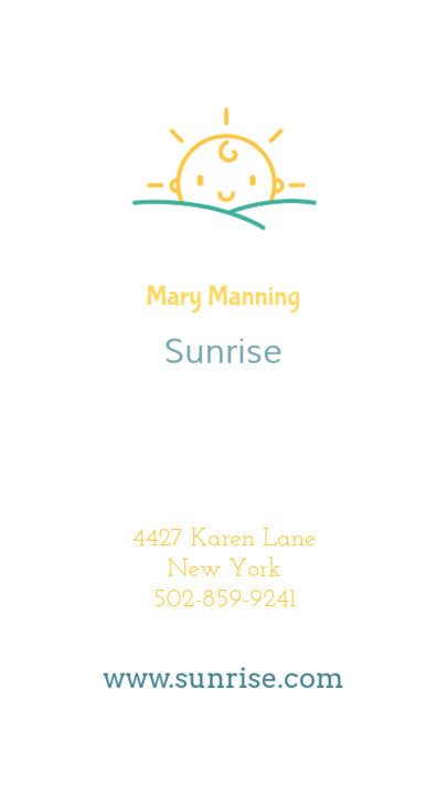 Business Card Maker for Nannies