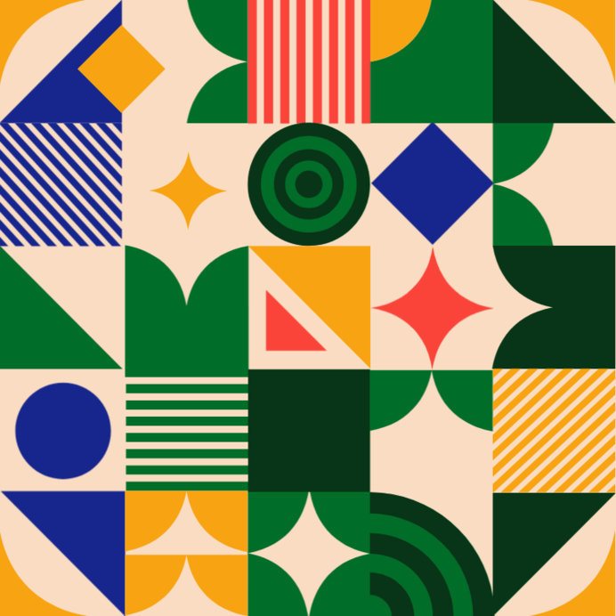 Print Pattern Design Maker Featuring a Midcentury-Inspired Aesthetic