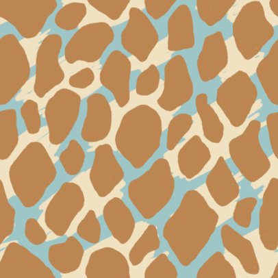 Animal Print Pattern Maker Inspired by a Giraffe Skin Texture