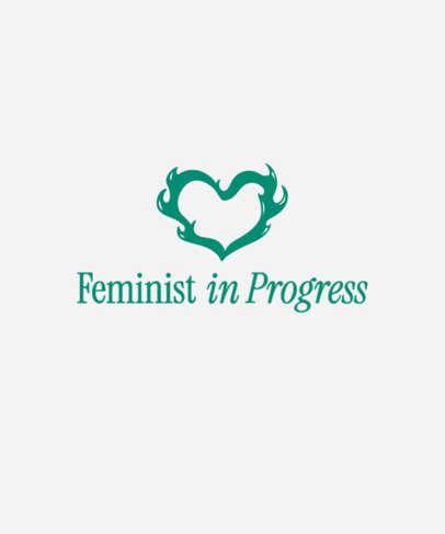 Cause T-Shirt Design Generator Featuring a Women's Day Theme and a Feminist Message 7197e