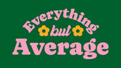 Headwear Design Maker Featuring a Typographic Theme and a Quote 7209