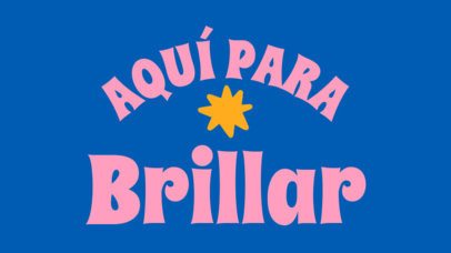 Beanie Design Generator With a Star Icon Featuring a Quote 7209a