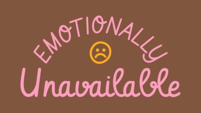 Headwear Design Maker Featuring a Sad Face Icon and a Phrase 7209h