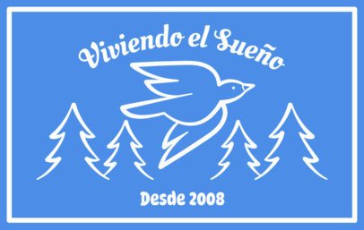 Beanie Design Creator With a Bird Illustration and a Dream-Themed Quote 7213b