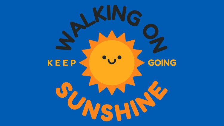 Headwear Design Generator With a Cartoonish Sun and a Quote