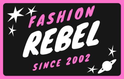 Hat Design Creator for Fashion Rebels Featuring With Bold Typefaces 7214b