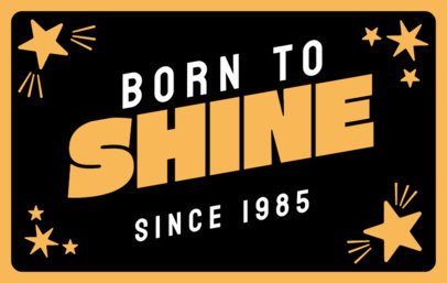 Cool Hat Design Generator With a Shine-Themed Phrase 7214e