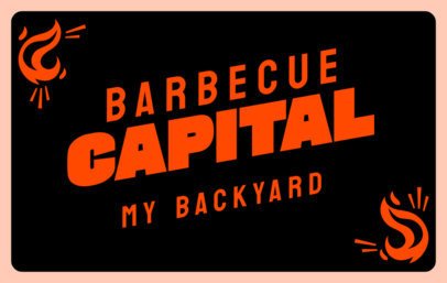 Headwear Design Maker for Barbecue Enthusiasts 7214h