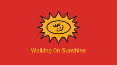 Headwear Design Template Featuring a Cartoonish Sun Illustration