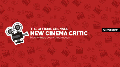 YouTube Banner Maker for Film Critics 395 