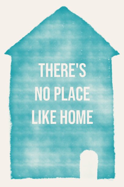 Illustrated Poster Design Generator With a House Graphic