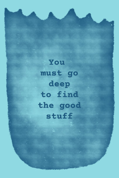 Inspiring Poster Design Creator Featuring a Quote