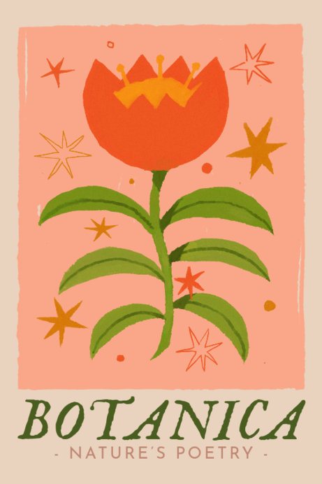 Placeit - Poster Design Creator With a Tulip Graphic and a Nature ...